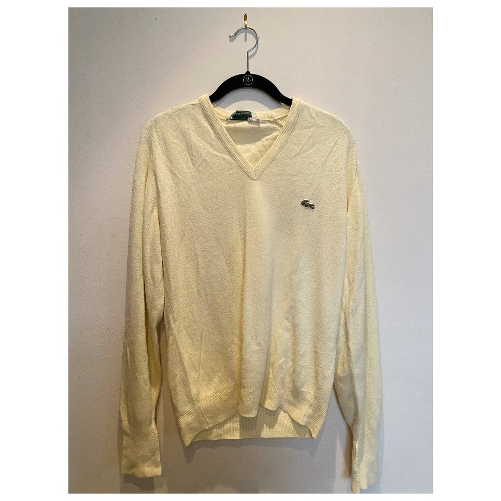 Vintage Lacoste Chemise V-Neck Sweater | Size M